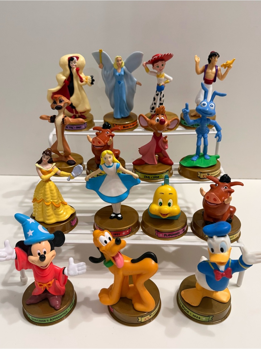 Disney 100 Years of Magic McDonald’s 2002 Figure Lot of 15 Mickey Donald Pluto